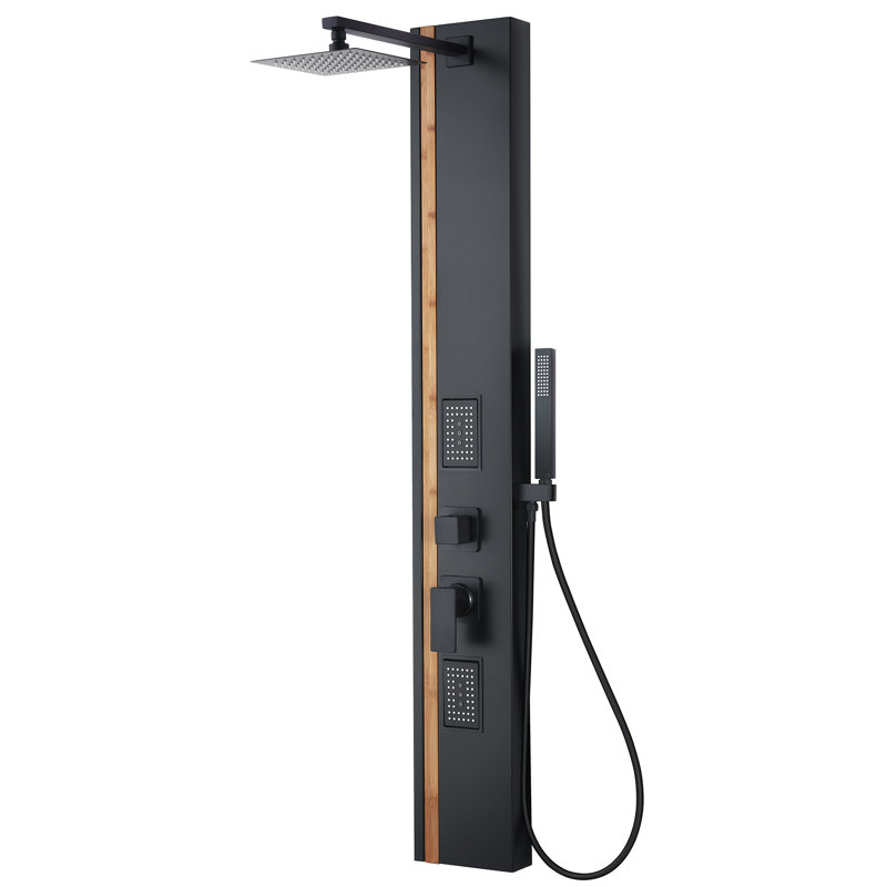 AKDY 59 In. 2jet Multifunction Shower System With Adjustable Rainfall